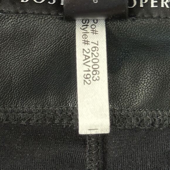 Boston Proper Pants Women‎ Small Black Skinny Faux Leather Legging Rocker Edgy - Picture 9 of 10